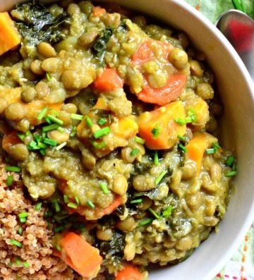 The perfect meatless meal >> Lentil Stew!