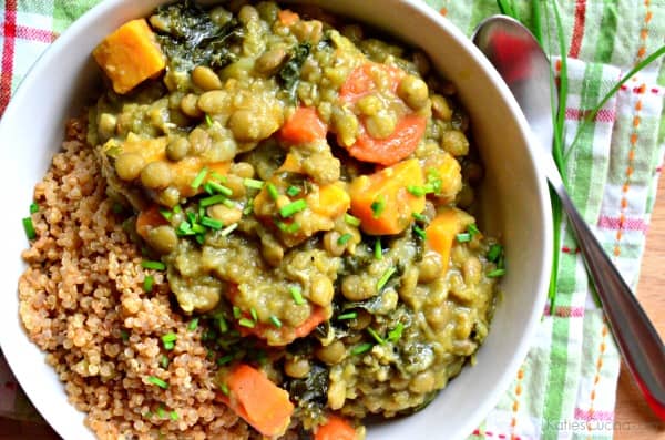 The perfect meatless meal >> Lentil Stew!