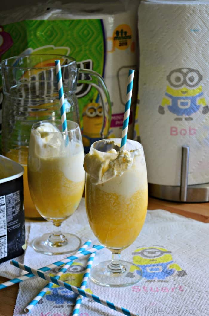 Mango Ice Cream Floats