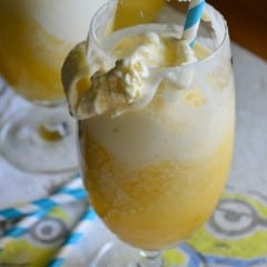 Mango Ice Cream Floats