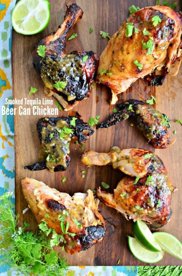 Smoked Tequila Lime Beer Can Chicken #WorldMarketTribe