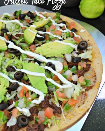 Grilled Taco Pizza