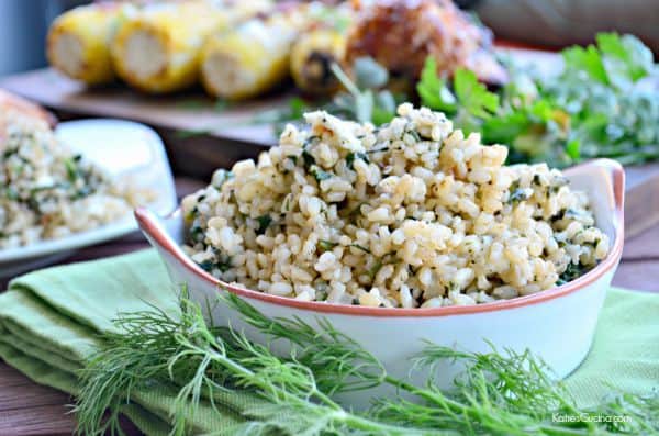 Spinach & Feta Brown Rice