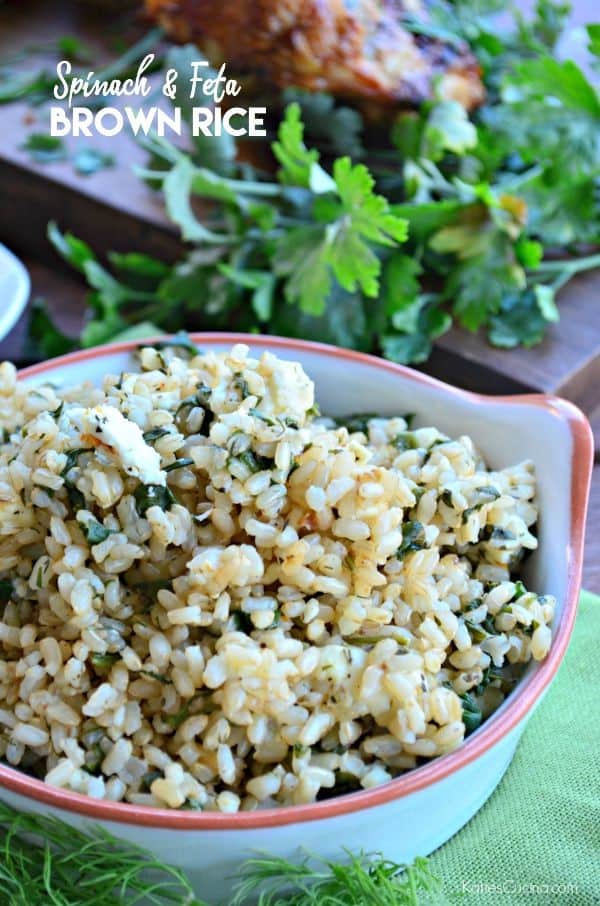 Spinach & Feta Brown Rice