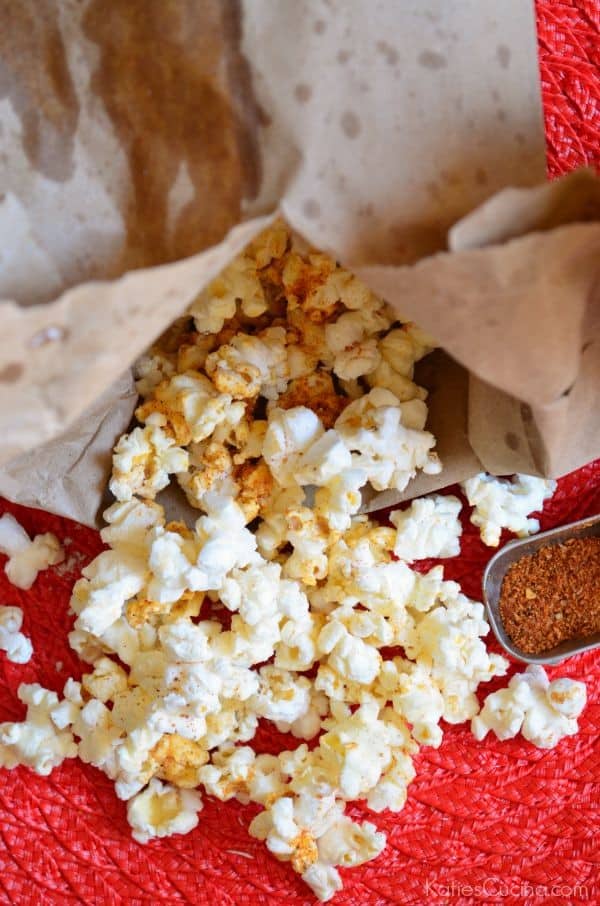 cheesy taco popcorn