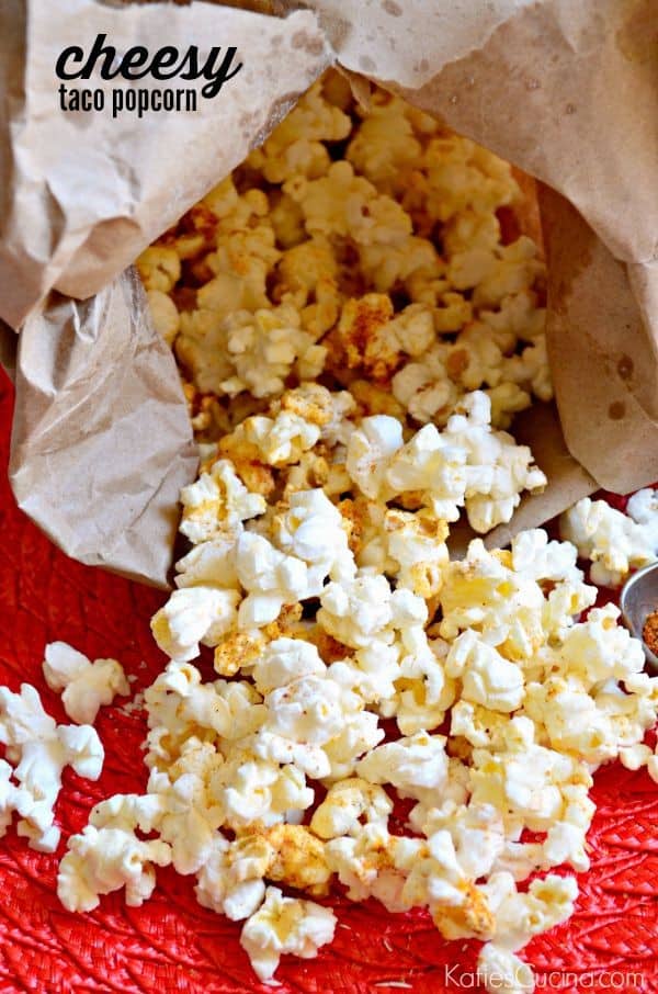 cheesy taco popcorn
