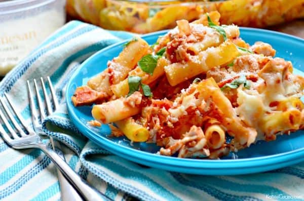 chicken parmesan baked ziti 