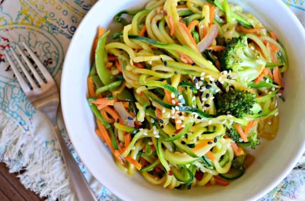 zoodle veggie stir fry recipe