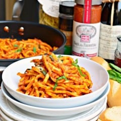 One Pot Pasta with Pork Ragù Sauce Recipe #GourmetGetaway