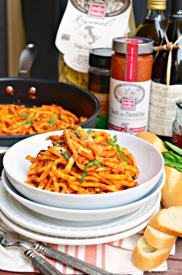 One Pot Pasta with Pork Ragù Sauce Recipe #GourmetGetaway