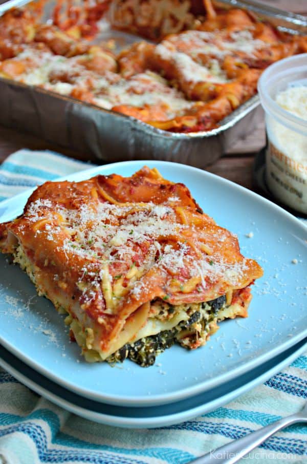 the best Spinach and Cheese Lasagna