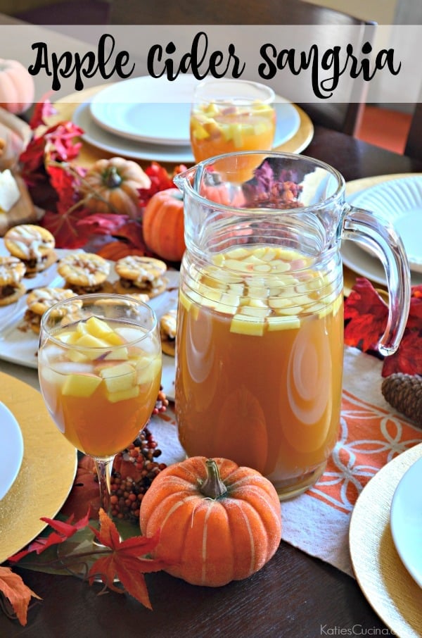 Make this Apple Cider Sangria Recipe in just 5 minutes!