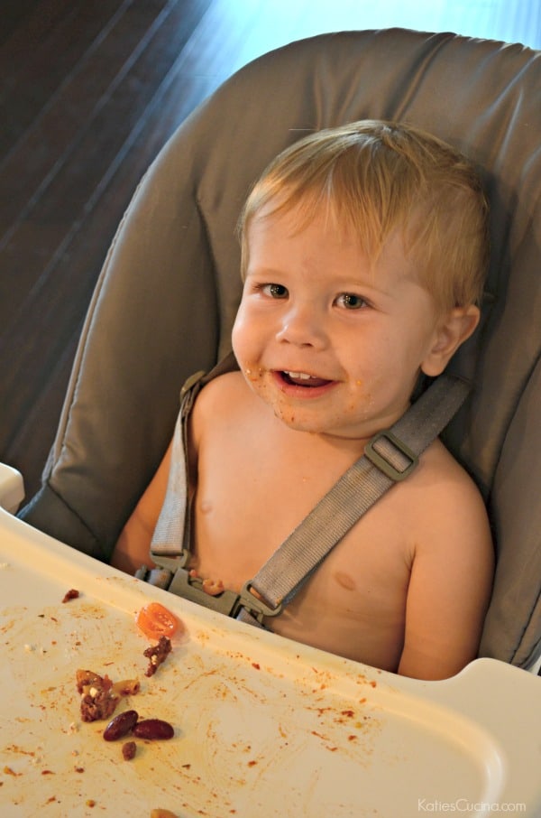 One-Pot Chili Pasta Toddler Approved