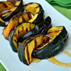 Grilled Honey Acorn Squash