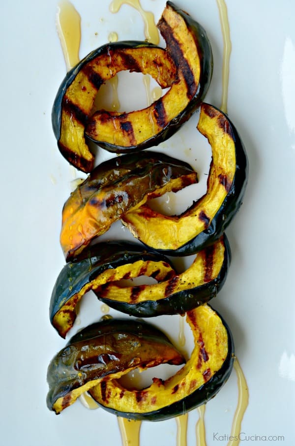 Grilled Honey Acorn Squash