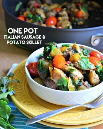 One Pot Italian Sausage and Potato Skillet