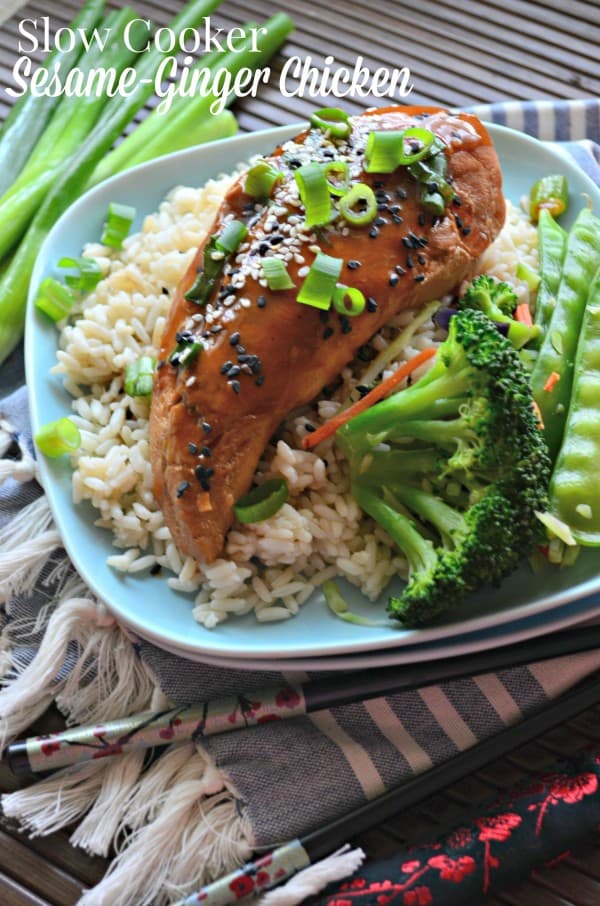 Slow Cooker Sesame Ginger Chicken Recipe