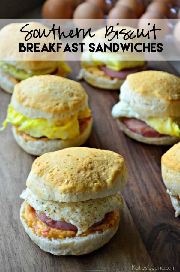 Southern Biscuit Breakfast Sandwiches 