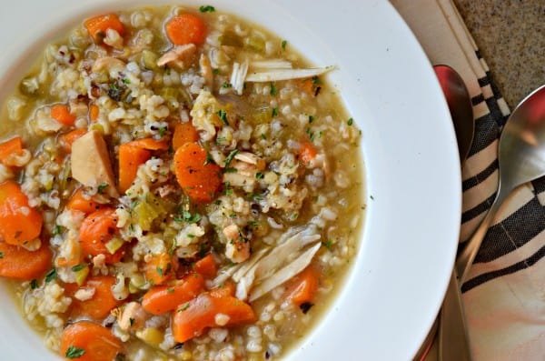 Turkey & Wild Rice Soup - Katie's Cucina