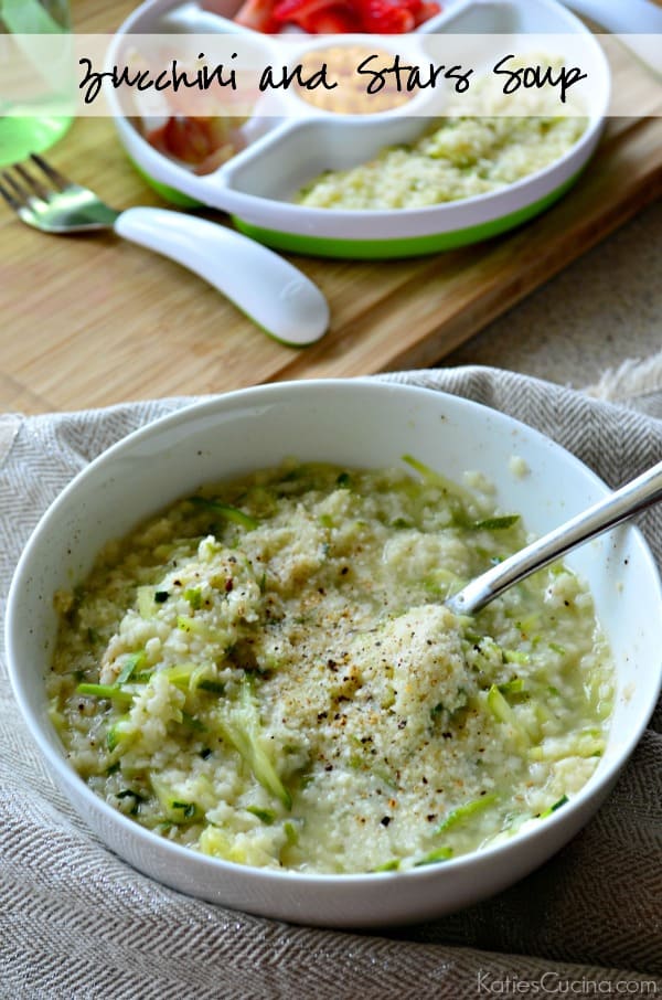 Zucchini and Stars Soup Recipe 