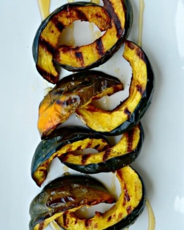 Grilled Honey Acorn Squash