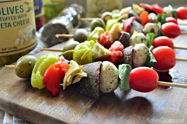 Antipasto Skewers Recipe