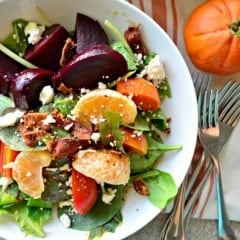 Beet, Bacon, and Citrus Salad with Garlic-Citrus Vinaigrette