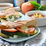 Grilled Zucchini Caprese Panini