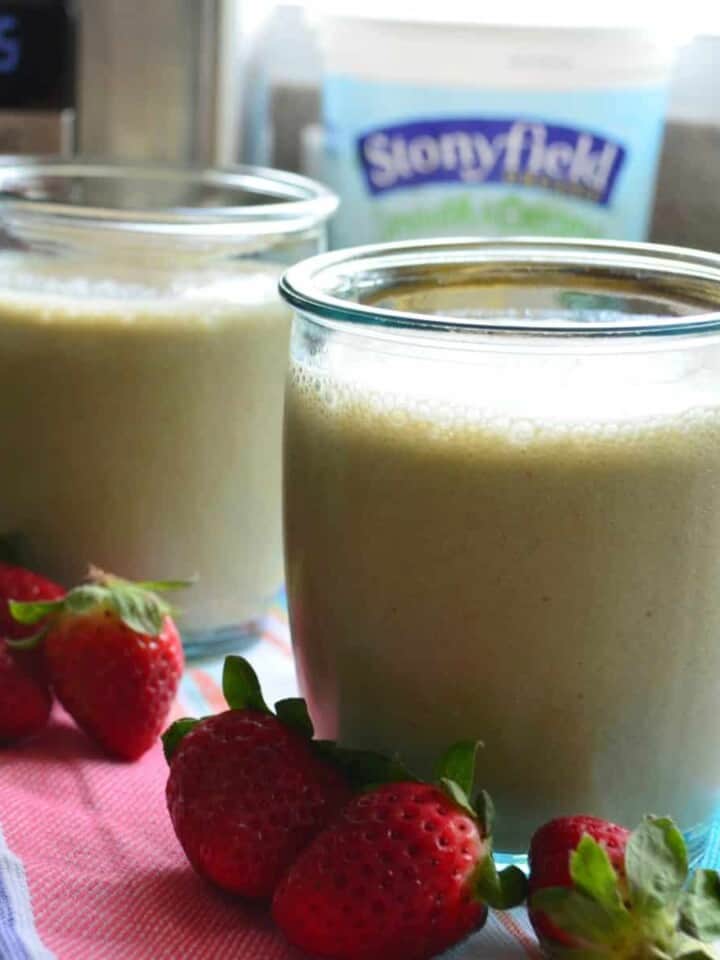 Strawberry Banana Spinach Smoothie