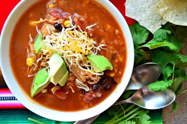 30 Minute Chicken Tortilla Soup