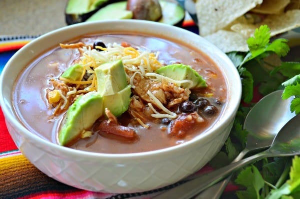 30 Minute Chicken Tortilla Soup