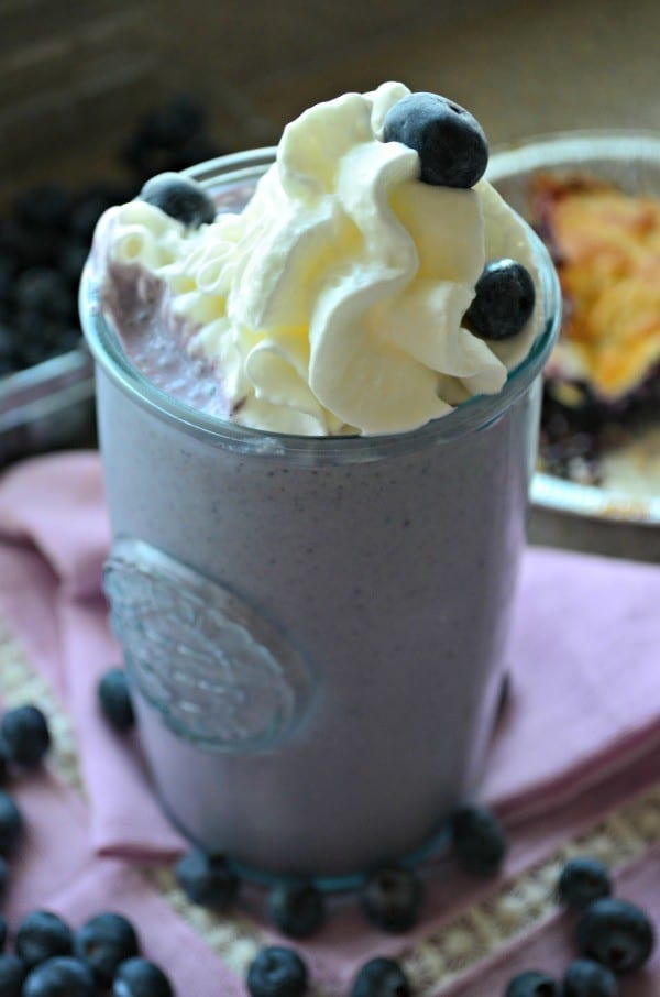 Blueberry Pie Milkshake