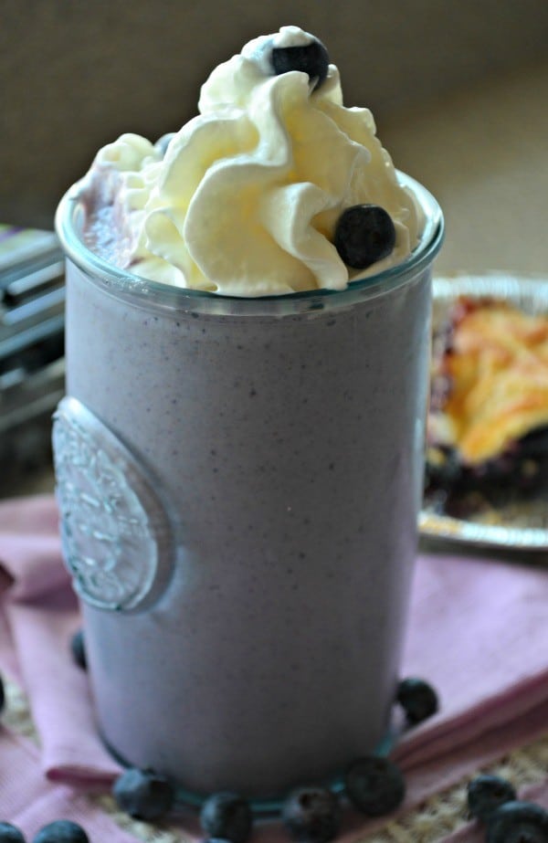 Blueberry Pie Milkshake