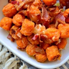 Pancetta & Cheddar Sweet Potato Totchos