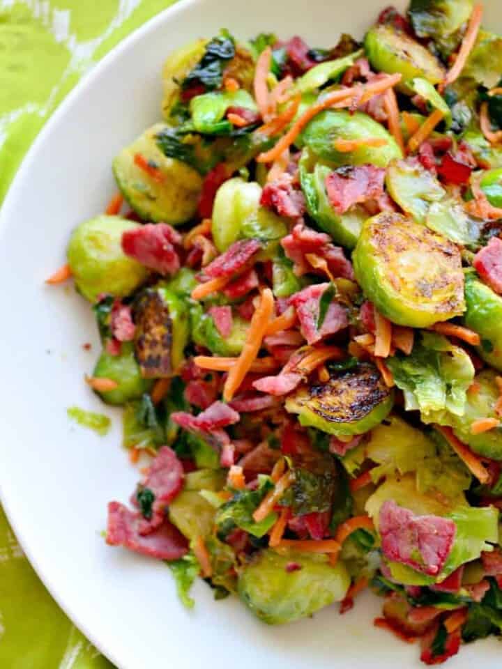 Brussels Sprouts with Corned Beef