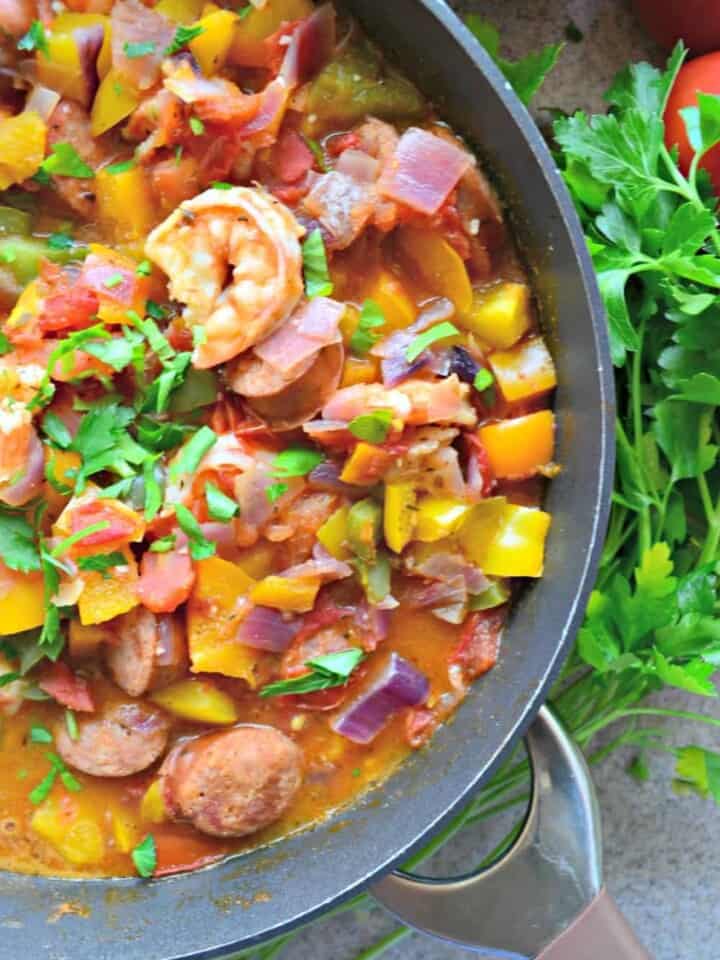 Cajun Shrimp and Sausage