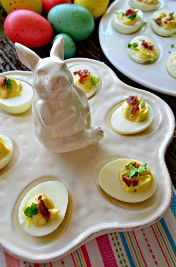 Horseradish & Bacon Deviled Eggs