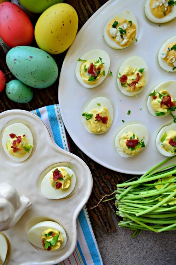 Horseradish & Bacon Deviled Eggs