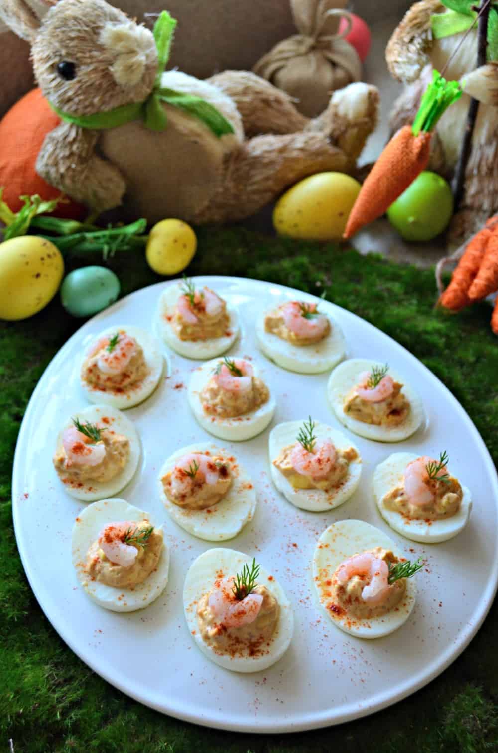 Shrimp Creole Deviled Eggs