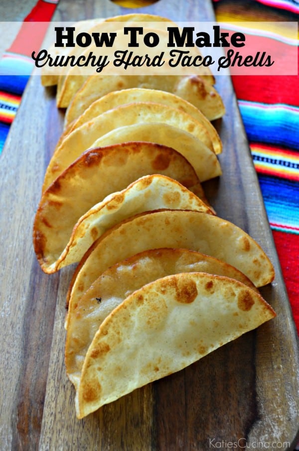 How To Make Crunchy Hard Taco Shells in just a few easy steps!