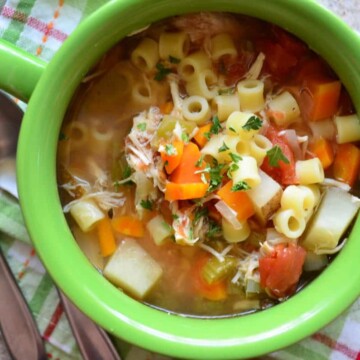 Slow Cooker Sicilian Chicken Soup