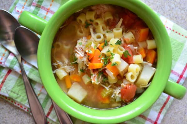 Slow Cooker Sicilian Chicken Soup