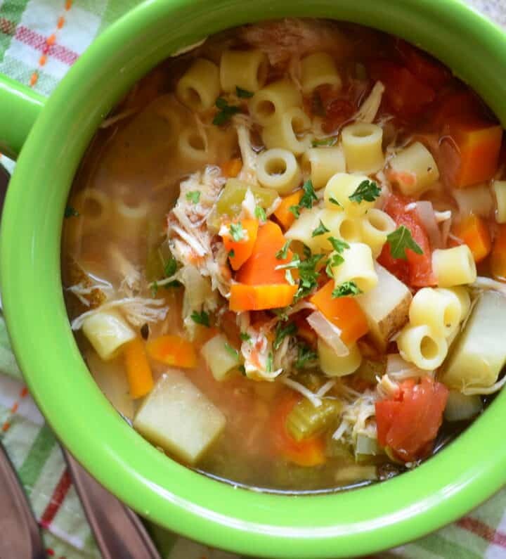 Slow Cooker Sicilian Chicken Soup