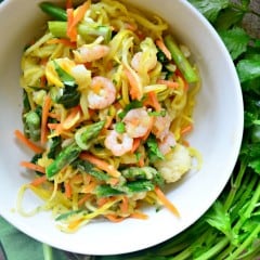 Thai Chili Shrimp Zoodles