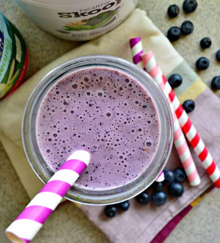 Blueberry Banana Protein Smoothie