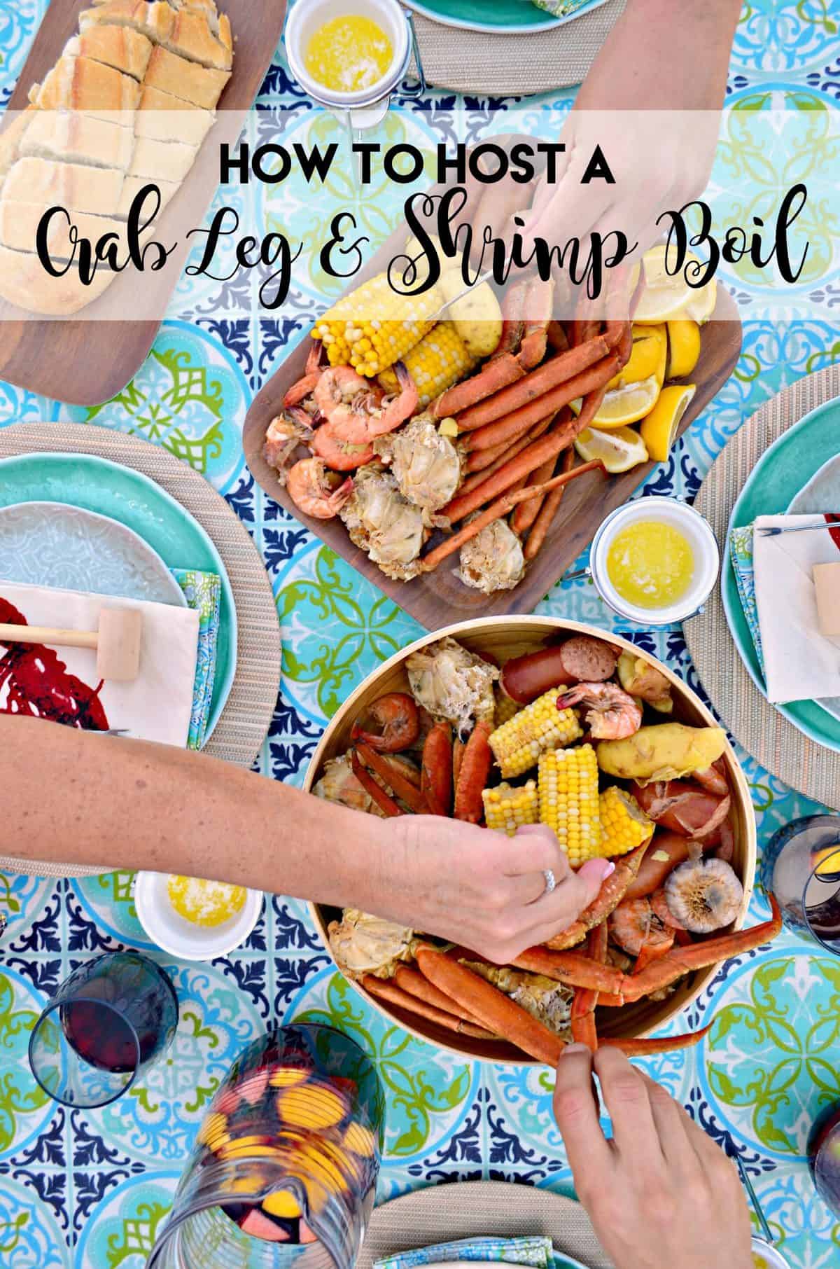 How To Host A Crab Leg & Shrimp Boil