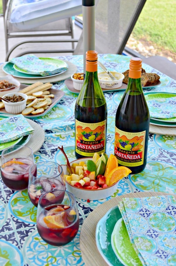 Paella Party Sangria Bar #CelebrateOutdoors