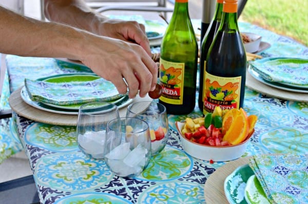 Paella Party + Sangria Prep #CelebrateOutdoors