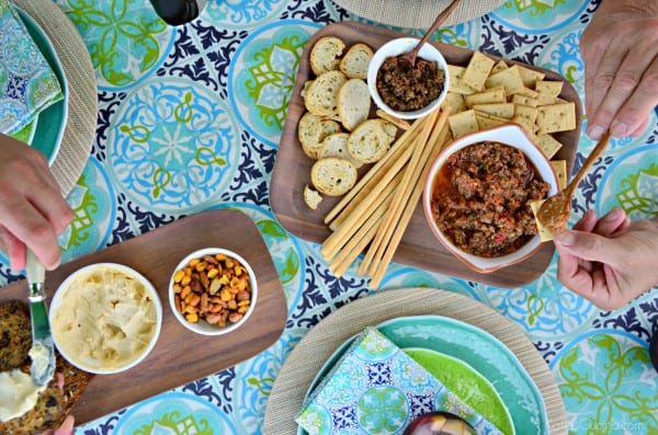 Paella Party - Tapas Spread #CelebrateOutdoors