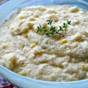 Creamy Cheesy Corn Grits